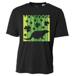 Lucky Mongoose Animal St Patrick's Day Irish Gift Cooling Performance Crew T-Shirt