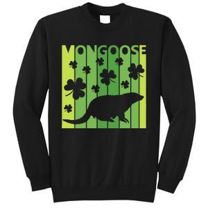 Lucky Mongoose Animal St Patrick's Day Irish Gift Sweatshirt