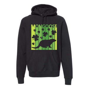 Lucky Mongoose Animal St Patrick's Day Irish Gift Premium Hoodie