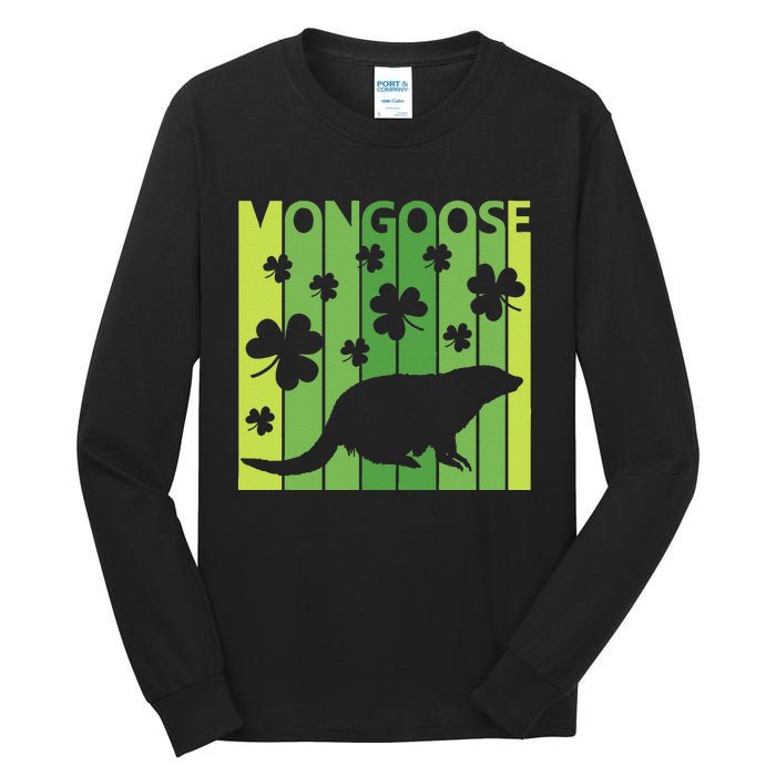 Lucky Mongoose Animal St Patrick's Day Irish Gift Tall Long Sleeve T-Shirt