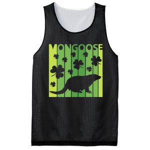 Lucky Mongoose Animal St Patrick's Day Irish Gift Mesh Reversible Basketball Jersey Tank