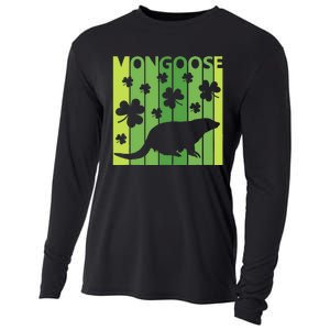 Lucky Mongoose Animal St Patrick's Day Irish Gift Cooling Performance Long Sleeve Crew