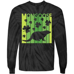 Lucky Mongoose Animal St Patrick's Day Irish Gift Tie-Dye Long Sleeve Shirt