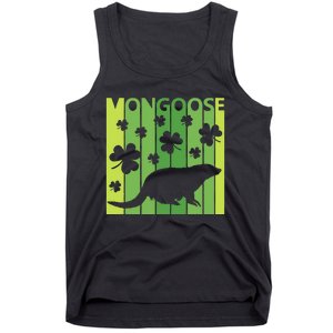 Lucky Mongoose Animal St Patrick's Day Irish Gift Tank Top