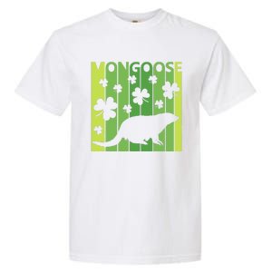 Lucky Mongoose Animal St Patrick's Day Irish Gift Garment-Dyed Heavyweight T-Shirt