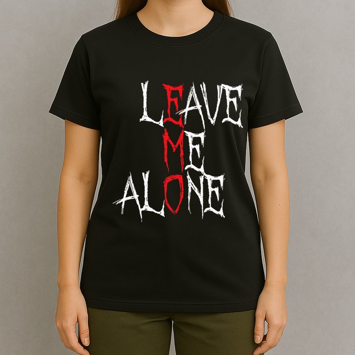 Leave Me Alone Emo Clothes Emocore Emo Music Fan Emo T-Shirt