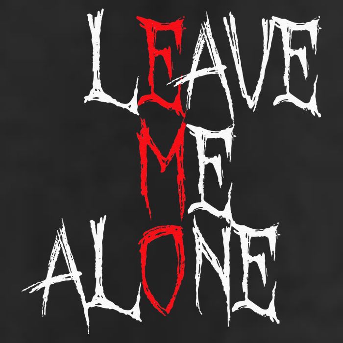 Leave Me Alone Emo Clothes Emocore Emo Music Fan Emo Golf Towel