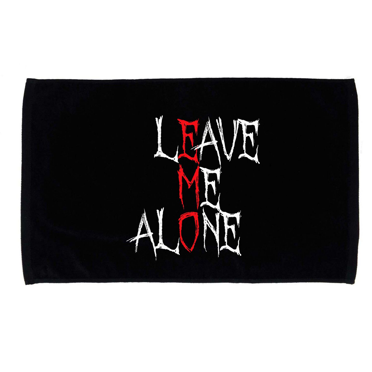 Leave Me Alone Emo Clothes Emocore Emo Music Fan Emo Microfiber Hand Towel