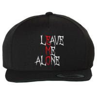 Leave Me Alone Emo Clothes Emocore Emo Music Fan Emo Wool Snapback Cap