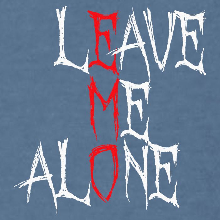 Leave Me Alone Emo Clothes Emocore Emo Music Fan Emo Garment-Dyed Sweatshirt