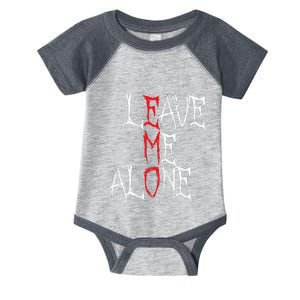 Leave Me Alone Emo Clothes Emocore Emo Music Fan Emo Infant Baby Jersey Bodysuit