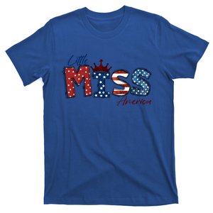 Little Miss America Great Gift American 4th Of July Graphic Cool Gift T-Shirt