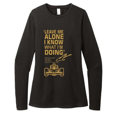 Leave Me Alone I Know What Im Doing Drummer Womens CVC Long Sleeve Shirt