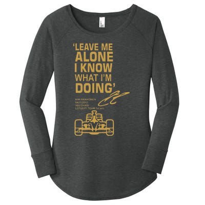 Leave Me Alone I Know What Im Doing Drummer Women's Perfect Tri Tunic Long Sleeve Shirt