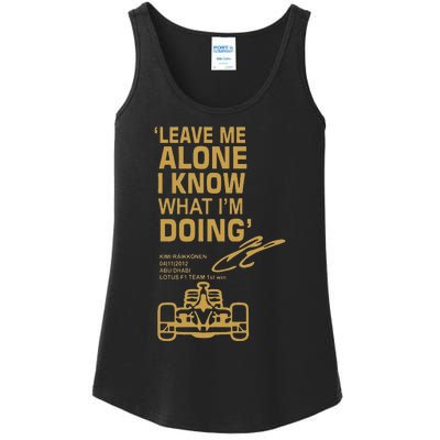 Leave Me Alone I Know What Im Doing Drummer Ladies Essential Tank