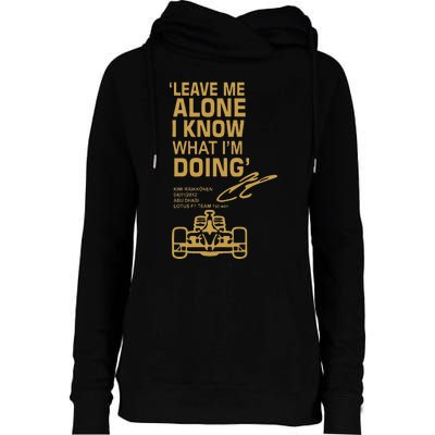 Leave Me Alone I Know What Im Doing Drummer Womens Funnel Neck Pullover Hood