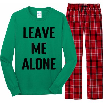 Leave Me Alone Long Sleeve Pajama Set