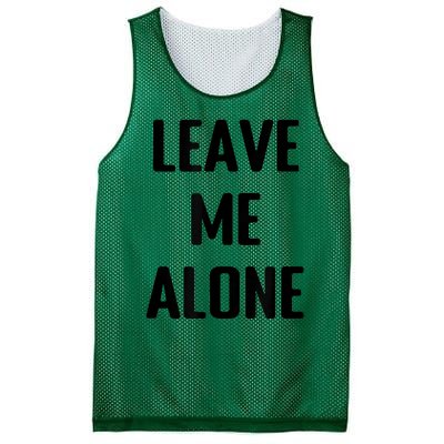 Leave Me Alone Mesh Reversible Basketball Jersey Tank