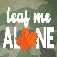 Leaf Me Alone Funny Fall Legacy Tie Dye Trucker Hat