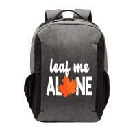 Leaf Me Alone Funny Fall Vector Backpack