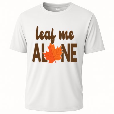 Leaf Me Alone Funny Fall Performance Shirt