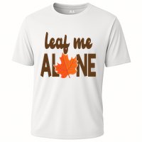 Leaf Me Alone Funny Fall Performance Shirt