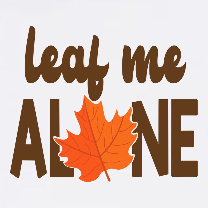 Leaf Me Alone Funny Fall Mug