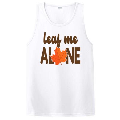 Leaf Me Alone Funny Fall PosiCharge Competitor Tank