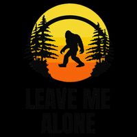 Leave Me Alone Bigfoot Halloween Bucket Hat