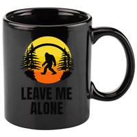 Leave Me Alone Bigfoot Halloween 11oz C Handle Ceramic Mug