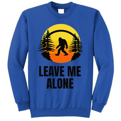 Leave Me Alone Bigfoot Halloween Sweatshirt