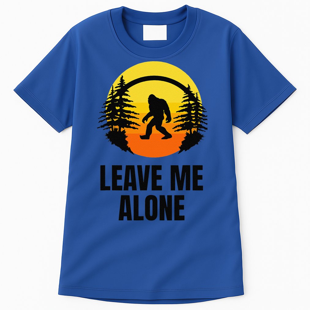 Leave Me Alone Bigfoot Halloween Tall T-Shirt