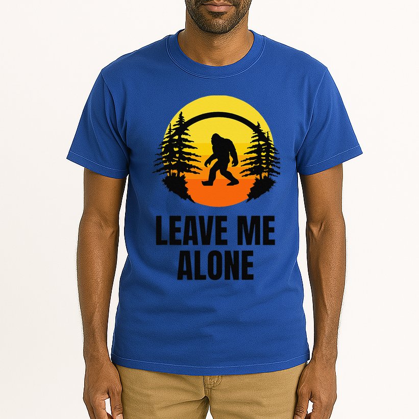 Leave Me Alone Bigfoot Halloween Tall T-Shirt