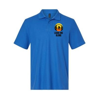Leave Me Alone Bigfoot Halloween Polo