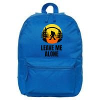 Leave Me Alone Bigfoot Halloween 16 in Basic Backpack