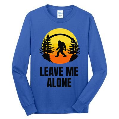 Leave Me Alone Bigfoot Halloween Tall Long Sleeve T-Shirt