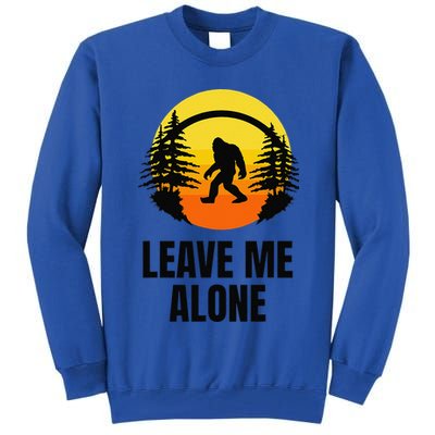 Leave Me Alone Bigfoot Halloween Tall Sweatshirt