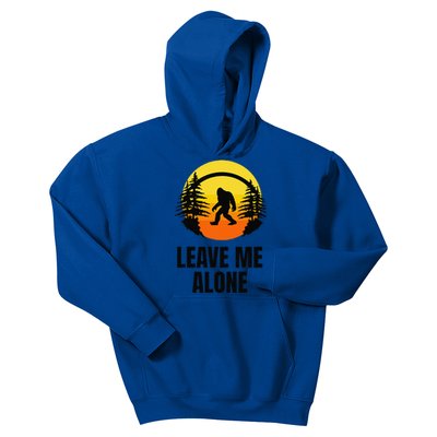 Leave Me Alone Bigfoot Halloween Kids Hoodie