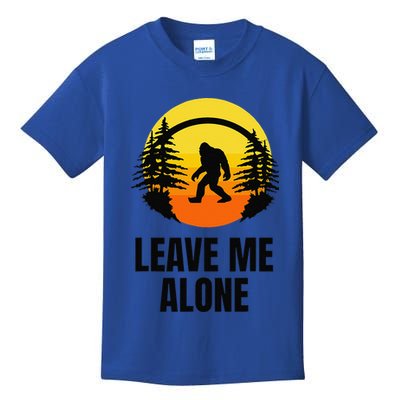 Leave Me Alone Bigfoot Halloween Kids T-Shirt