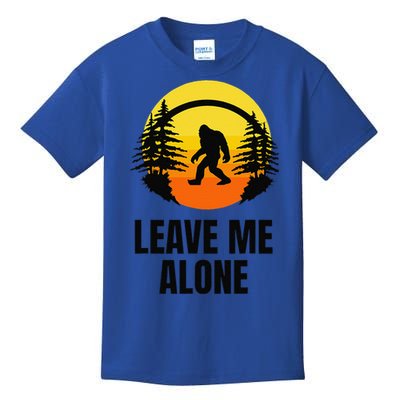 Leave Me Alone Bigfoot Halloween Kids T-Shirt