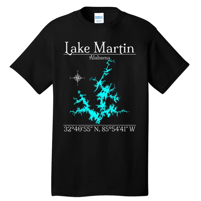 Lake Martin Alabama Tall T-Shirt