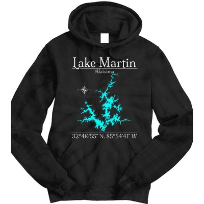 Lake Martin Alabama Tie Dye Hoodie