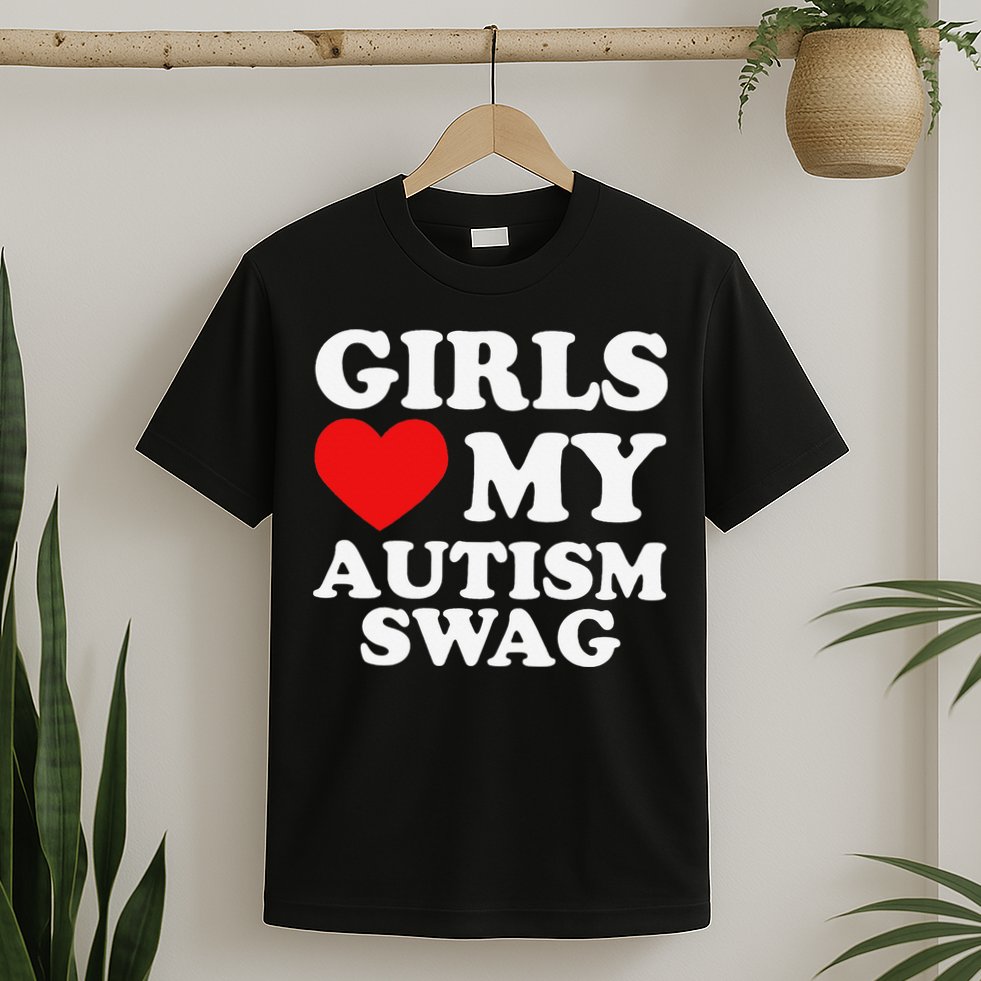 Love My Autism Swag Funny Autistic Gifts Awareness T-Shirt
