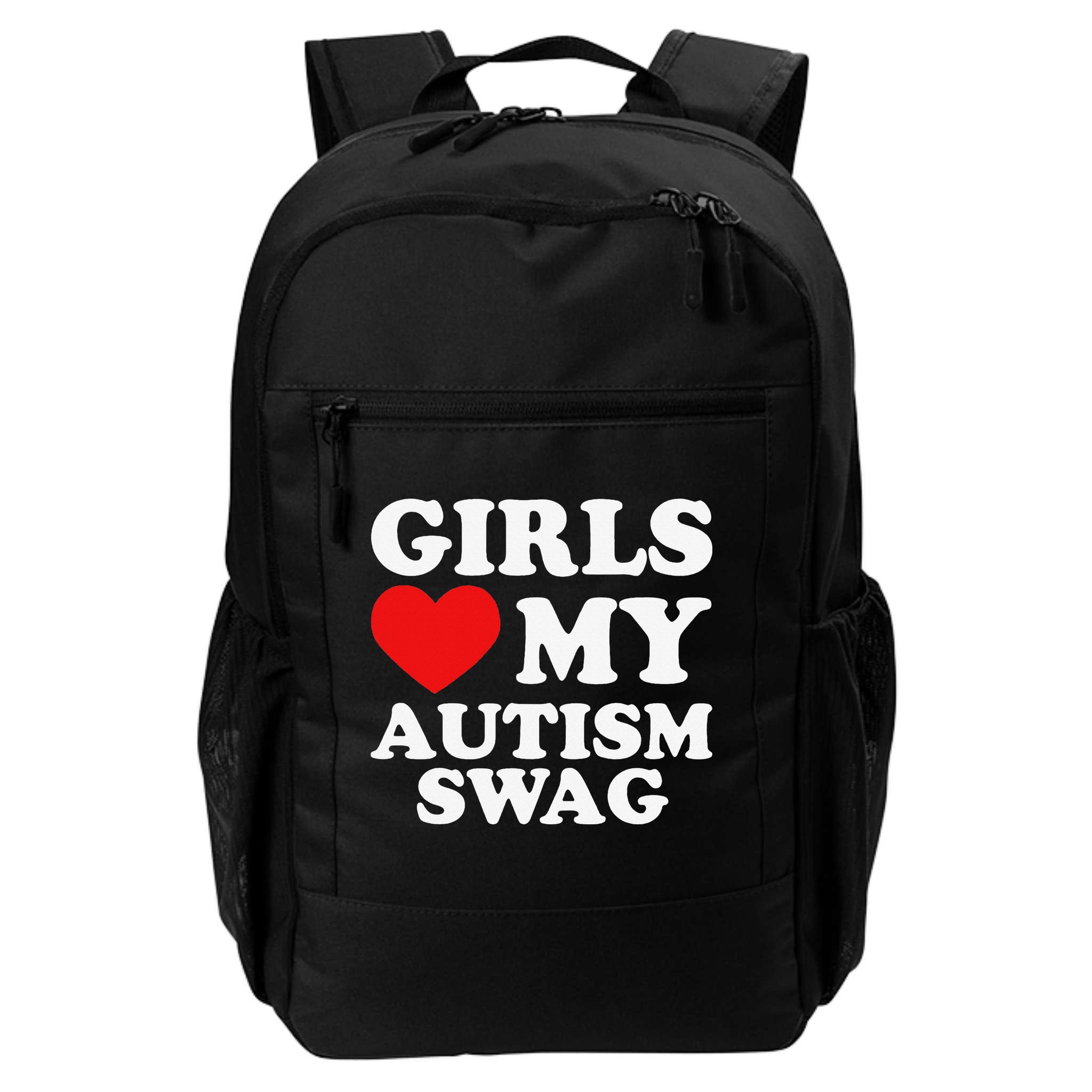 Love My Autism Swag Funny Autistic Gifts Awareness Backpack