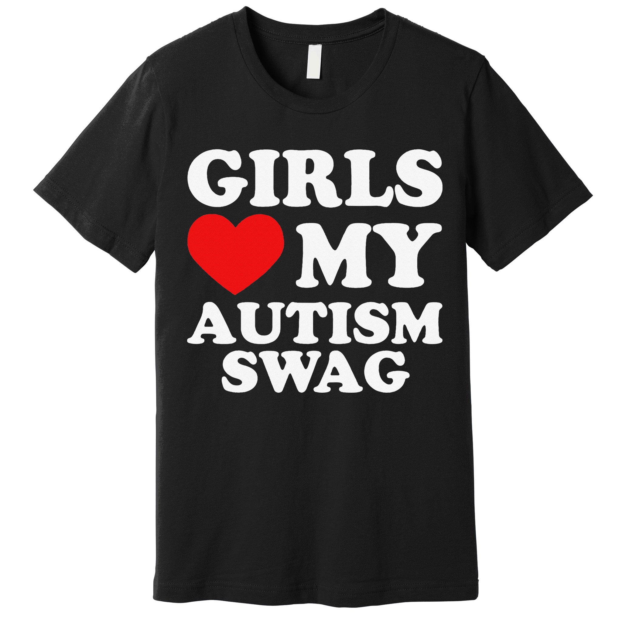 Love My Autism Swag Funny Autistic Gifts Awareness Premium T-Shirt