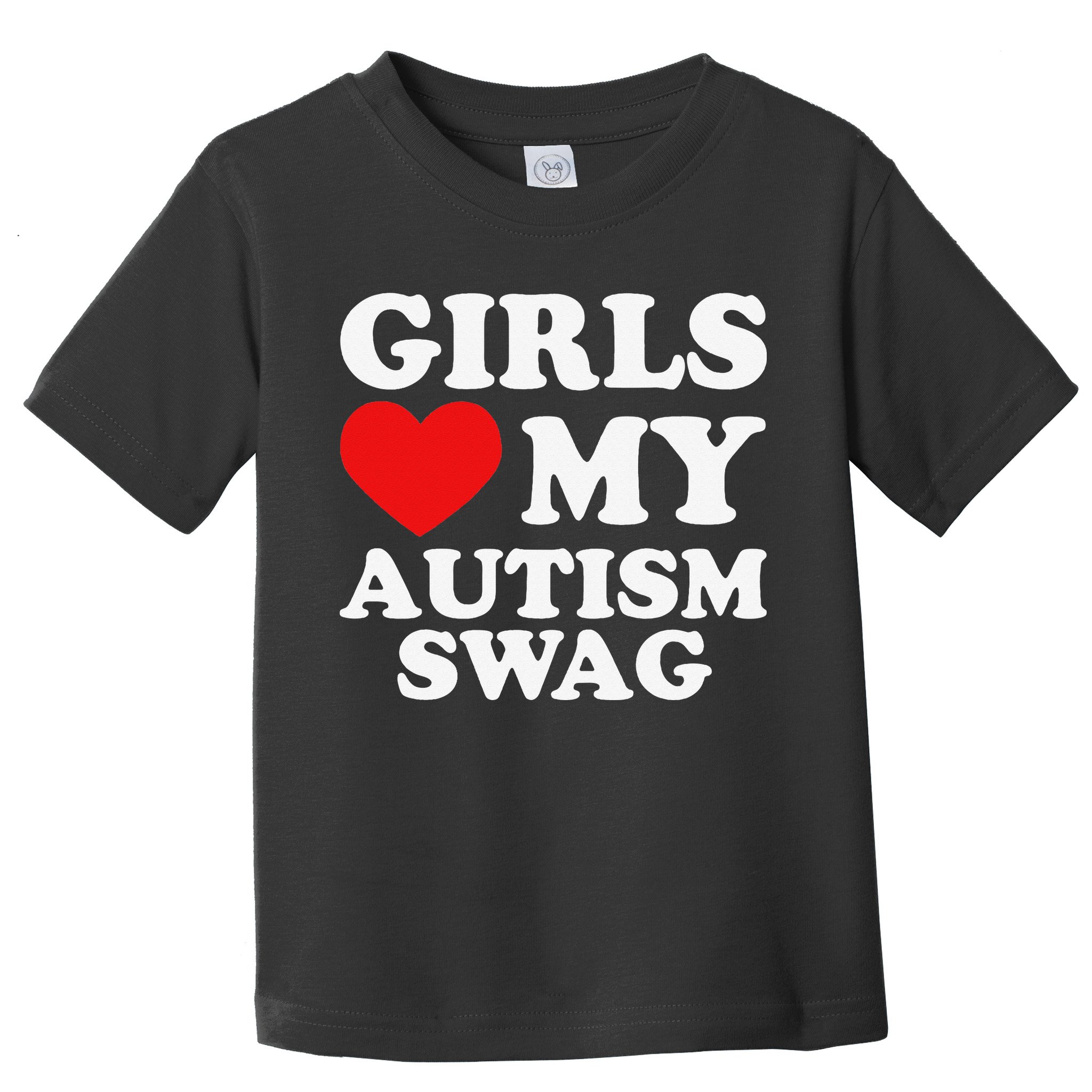 Love My Autism Swag Funny Autistic Gifts Awareness Toddler T-Shirt