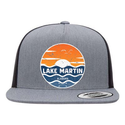 Lake Martin Alabama Lake Martin Flat Bill Trucker Hat