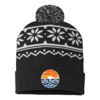 Lake Martin Alabama Lake Martin USA-Made Snowflake Beanie