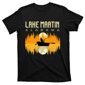 Lake Martin Alabama Usa Life And Fishing 80s Retro Gift T-Shirt