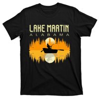 Lake Martin Alabama Usa Life And Fishing 80s Retro Gift T-Shirt